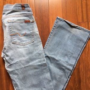 EUC light was seven for all mankind jeans. Size 30